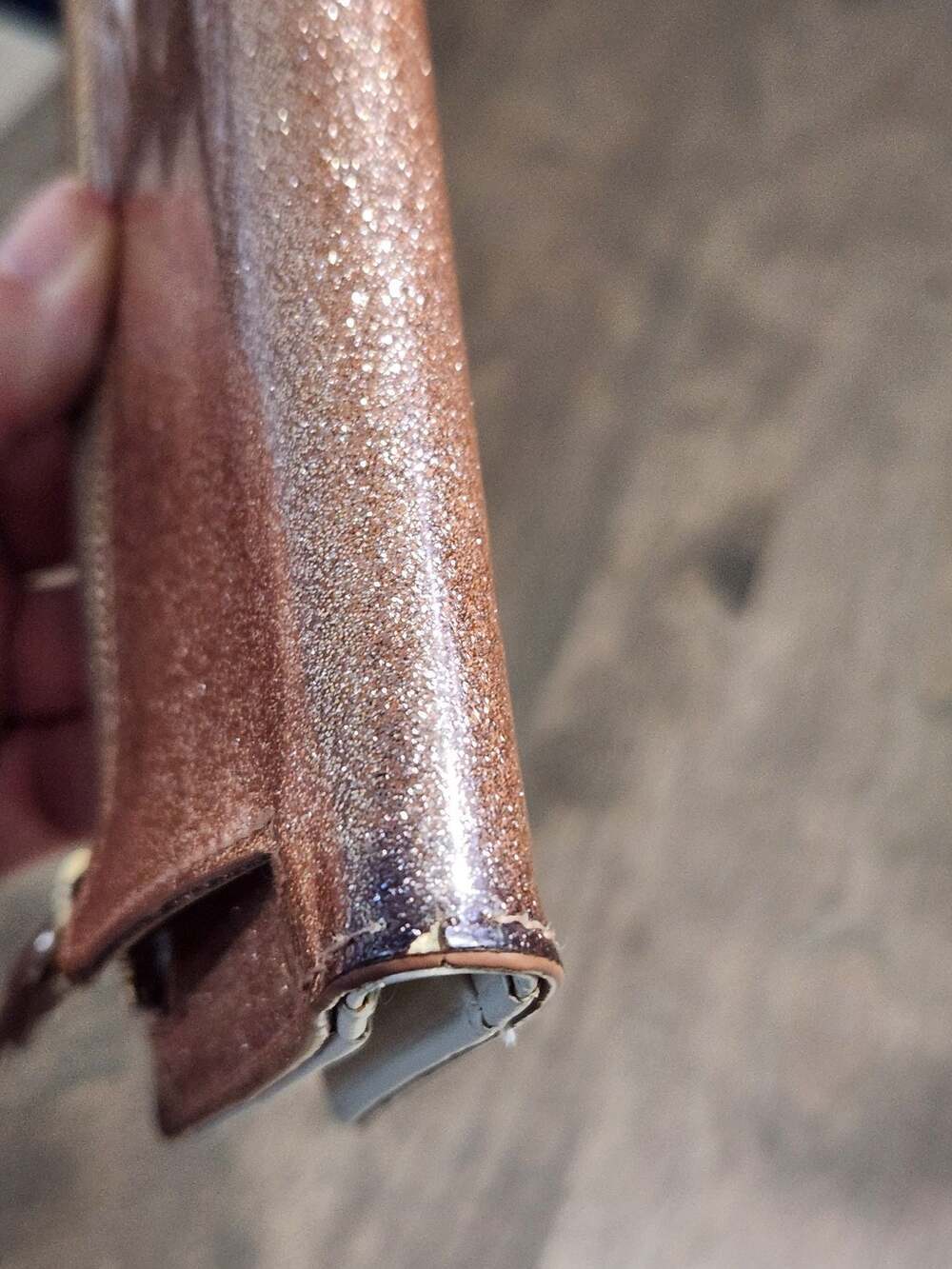 Kate Spade New York Rose Gold Glitter Continental Wallet - Picture 8 of 8